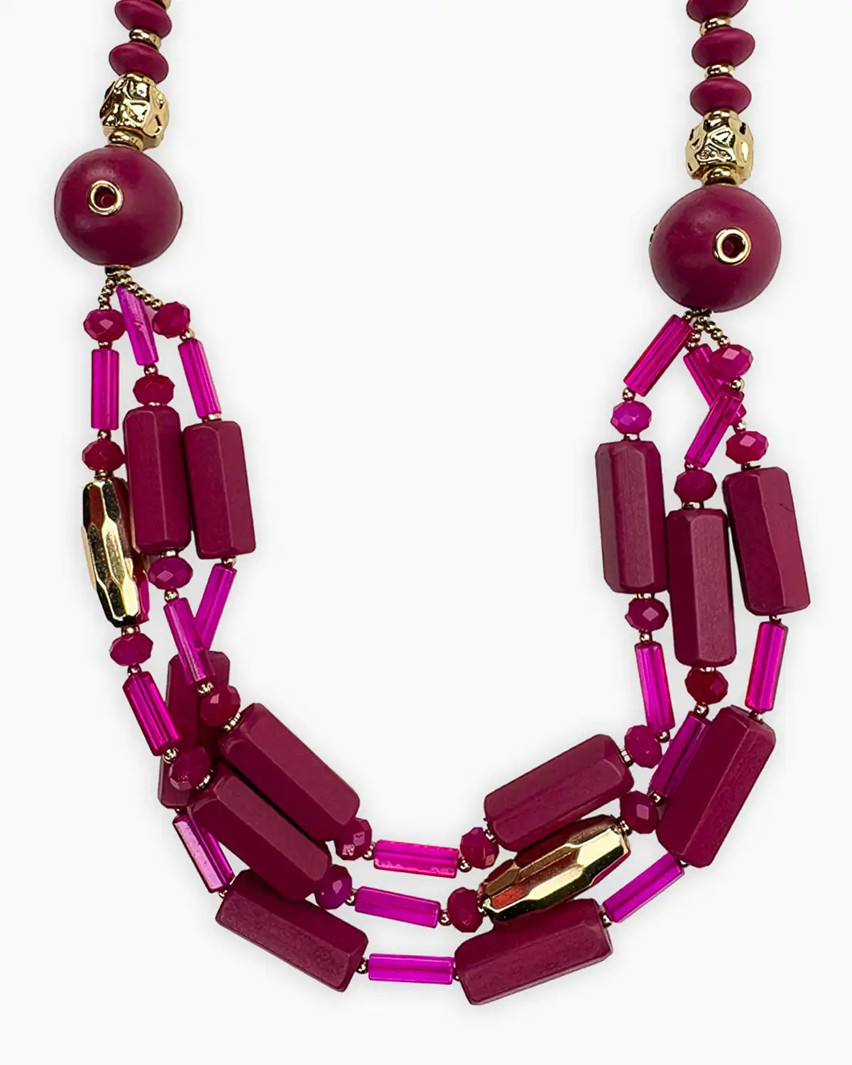 Colier Magdy Kalliope fucsia [1]