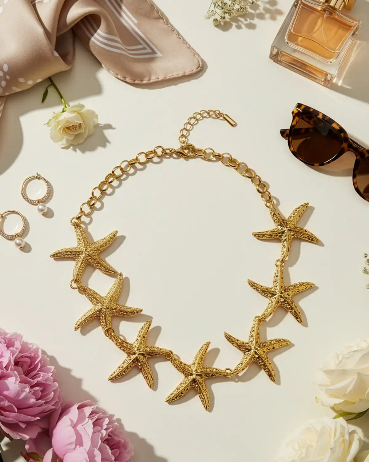 Gablonțuri - Colier Magdy Portofino auriu