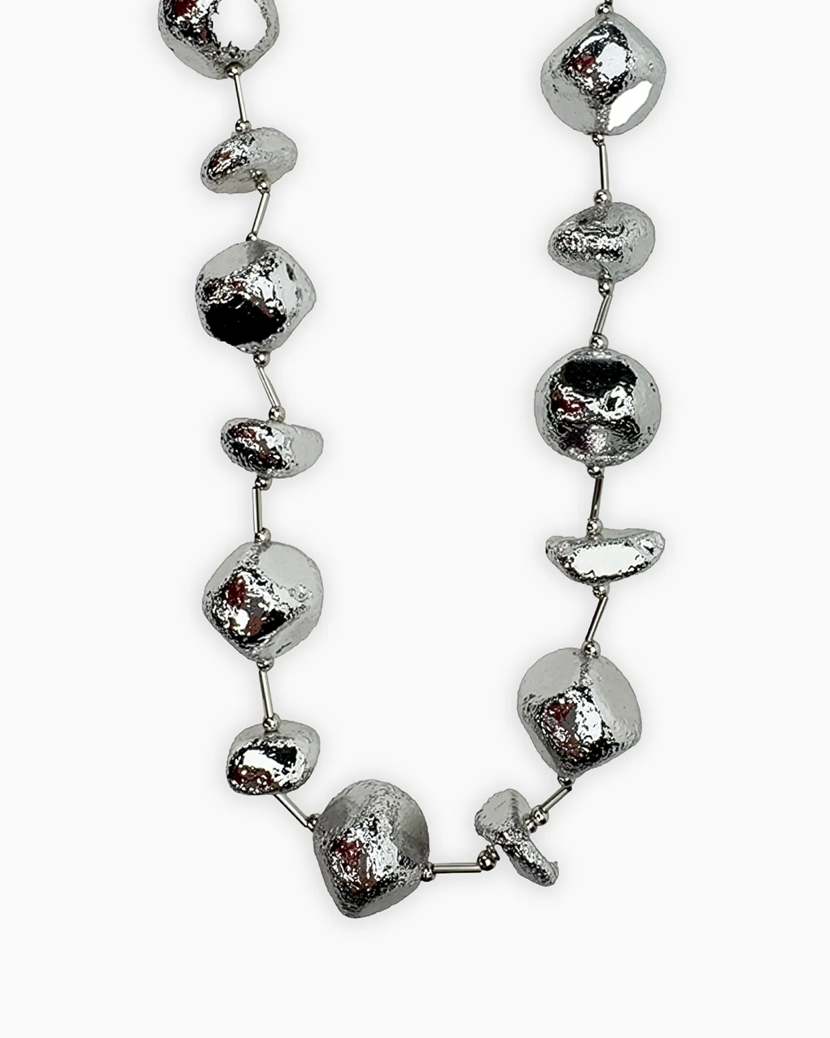 Colier Magdy Rubí argintiu [1]