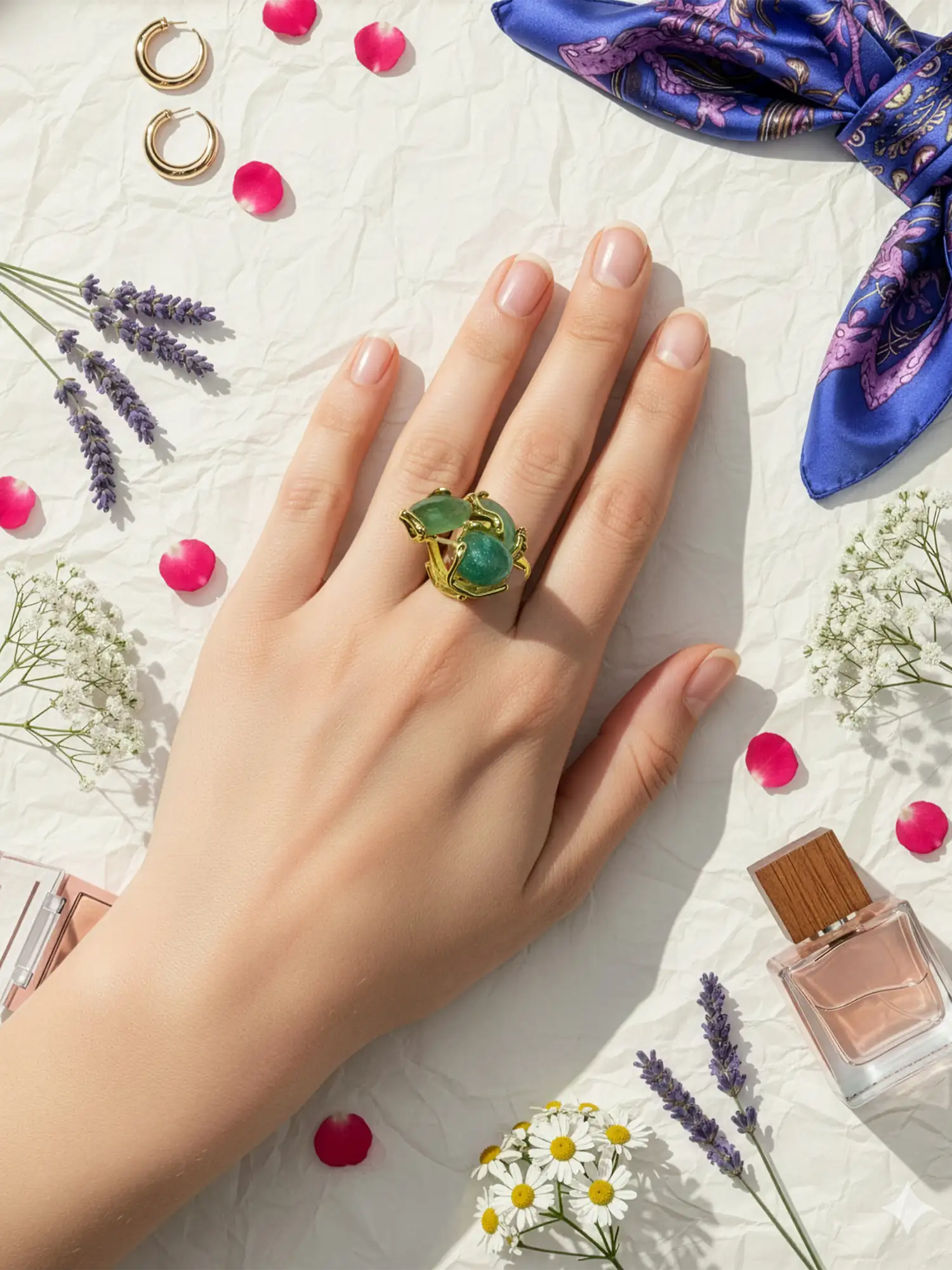 Inele - Inele Magdy Odette verde