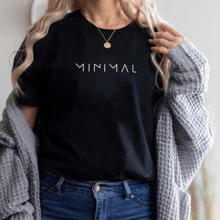 Tricouri Brodate - Tricou Minimal Brodat