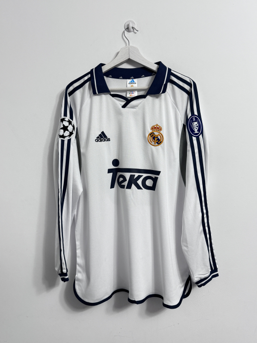 Lonsleeve Real Madrid 2000/01 Home - Luis Figo [1]