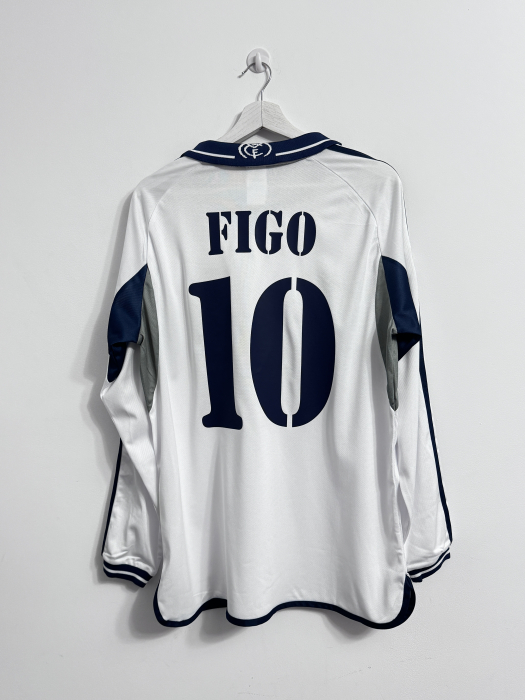 Lonsleeve Real Madrid 2000/01 Home - Luis Figo [2]