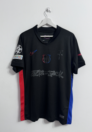 Travis scott × Barcelona ラミン・ヤマル Mサイズ FC BARCELONA x Travis Scott Cactus Jack Limited Edition