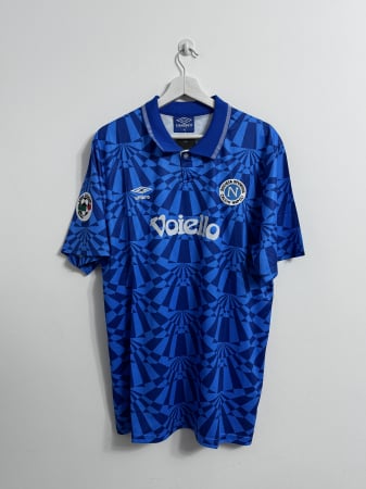 Napoli - Tricou SC Napoli 1992/93 Home - Gianfranco Zola