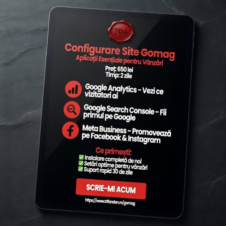 Configurare Aplicații Esențiale pentru Magazine Online - Configurare Aplicații Esențiale pentru Magazine Online – Tracking, Marketing și Automatizări