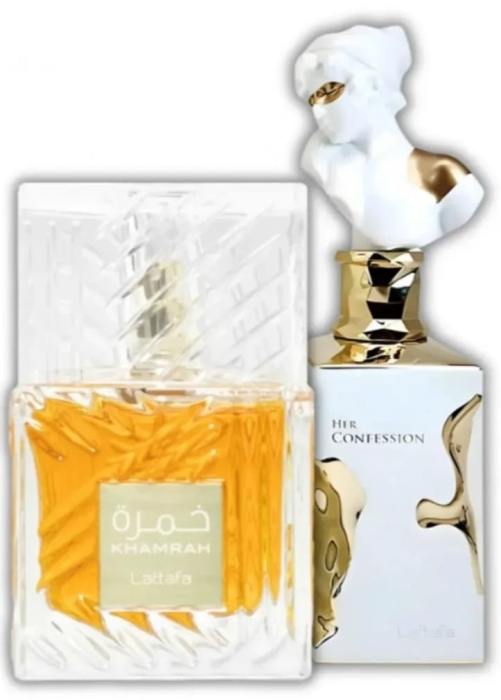 Lattafa Set Khamrah 100ml + Her Confession 100ml [1]
