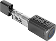 Cilindru electronic, cu cititor de carduri Mifare 13.56MHz, amprenta, cod pin, cheie mecanica, aplicatie mobila TUYA - 918-S6-F(TUYA)-66-bk [2]