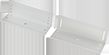 Suport "ZL" pentru montarea electromagnetilor de 500kgf la usi cu deschidere spre interior - MBK-500NZL-W [2]