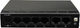 Switch ethernet PoE+ cu functie PoE Watchdog, 4 porturi 10/100 Mbps POE+ downlink, 2 porturi 10/100 Mbps uplink, 60W - SF6P-HM [2]