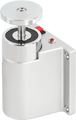 YD-610 este un electromagnet de retinere ce se monteaza pe foaia de usa, iar blocarea acestuia se face manual [2]