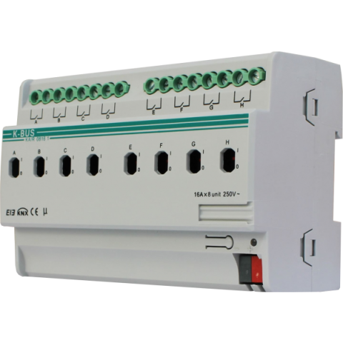 Smart Home & KNX - Actuator 8 canale cu comutare- v2 - KA/R0816.2