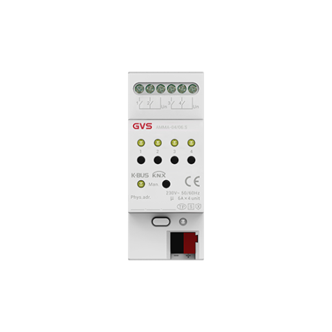 Smart Home & KNX - Actuator multifunctional- actuator/ jaluzele/ ventilatie - AMMA-04/06.1