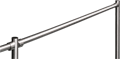 Bariere, Turnicheți & Parcare - Balustrada de inox de 1m, diametru: 32 mm - K-CS-1M