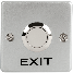 Control Acces & Pontaj - Buton aplicabil cu actionare prin apasare, NO/NC - PBK-G-19SS-2