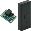 Control Acces & Pontaj - Buton de acces cu comunicatie wireless, contact uscat NO-COM-NC - SBUTTON 6- dry