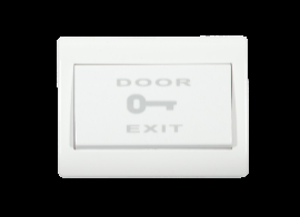 Control Acces & Pontaj - Buton de iesire incastrabil/aplicabil cu carcasa, din plastic - PBK-812D