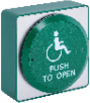 Butoane Acces & Panică - Buton de iesire pentru persoane cu dizabilitati, de interior, incastrabil/aplicabil cu carcasa - FBB-B-2-HPO