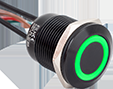 Butoane Acces & Panică - Buton de putere mare, 10A, contact NO, Led semnalizare - FLM19-FW-6-EX000-A-rdgn