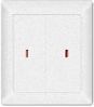 Smart Home & KNX - Buton inteligent - 2 canale - CHKP-02/01.1.00