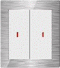 Smart Home & KNX - Buton inteligent - 2 canale - CHKP-02/01.1.20