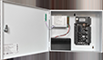 Controlere & Centrale - Cabinet multifunctional pentru centrale de control acces 12~14.1Vcc / 5A, backup - CAB4-PS5-wh