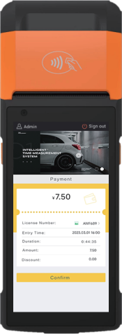 Sisteme de Parcare - Casiera portabila MiniCloud Premium este un terminal de taxare mobil, de mana, parte din sistemul de management MiniCloud Premium. Echipamentul est... - CY-01-62000