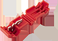 Control Acces & Pontaj - Conector tip T pentru imbinarea cablurilor litate - ET-T1-T(50)
