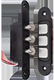Control Acces & Pontaj - Contact mecanic cu trei contacte pentru alimentarea - DLK-405-3