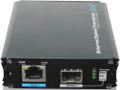 Rețelistică & PoE - Convertor media folosit la extinderea unei retele ethernet cu ajutorul unei fibre optice. Dispune de un port SFP ce permite conectarea oricarui tip... - UOF7301E-POE