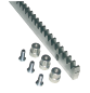 Automatizări Porți & Uși - Cremaliera M4 din metal cu montare cu suruburi- 1m - QK-CRF3012