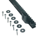 Automatizări Porți & Uși - Cremaliera M4 din nylon cu interior metalic, 20mm, prindere in 6 puncte- 1m - QK-CRN(v2)