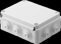 Control Acces & Pontaj - Doza aplicata cu capac simplu insurubat, IP55, pereti cu presetupe - GW44007