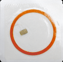 Carduri, Taguri & RFID - Eticheta de proximitate autoadeziva reinscriptibila, cu cip EM4305, 125kHz - IDT-3000EM-RW