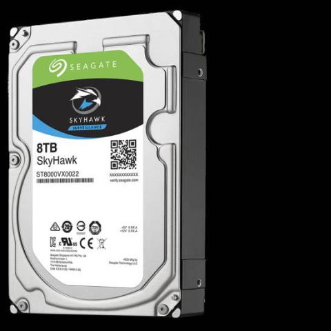HDD & Stocare CCTV - HDD Seagate SKYHAWK 8TB, seria Surveillance - ST8000VX004