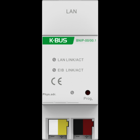 Module, Interfețe & Surse KNX - Interfata de comunicatie intre instalatii KNX si retele IP - BNIP-00/00.1