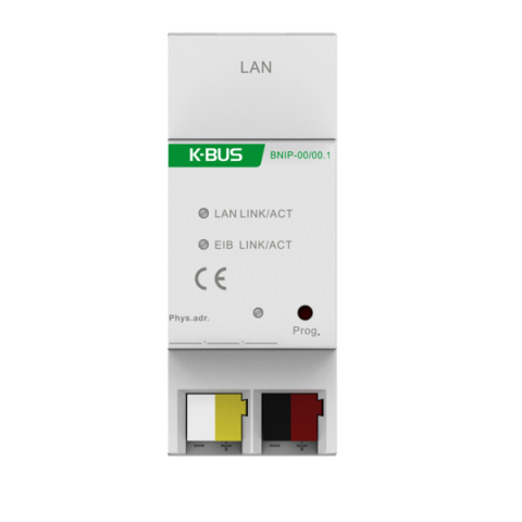 Module, Interfețe & Surse KNX - Interfata IP KNX V2.0 - 5 conexiuni simultane - BNIP/00/00.2