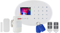 Kituri Alarmă Wireless - KR-W20 este un kit de alarma wireless, cu comunicatie GSM, WIFI, compus dintr-o unitate centrala cu taste sensibile la atingere si ecran color de 2...