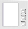 Interfoane & Videointerfoane - Modul cu 3 butoane pentru posturile modulare 821 cu comunicatie pe 2 fire IP sau analogic - DTH821|M4-3