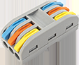 Control Acces & Pontaj - Pachet de 50 de conectori legaturi rapide cabluri 3 x 1 la 1, max. 4mm². - ET-PCT-223(50)
