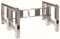 Poarta batanta automata simpla tip "BRIDGE" pentru acces persoane, din INOX - PERECHE - YK-PB106-70/80 [1]