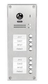Interfoane & Videointerfoane - Post de apel video pentru 8 apartamente - DT608-ID-S8-FE