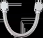 Încuietori & Electromagneți - Protectie de cablu din inox - DL06-14-40-SI