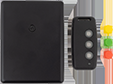Automatizări Porți & Uși - Receptor radio cu un releu si o telecomanda cu trei butoane, cod saritor, memorie detasabila, software PC - PF009007A