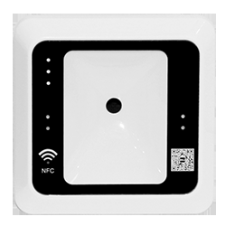 Cititoare Control Acces - Scaner coduri de bare 1D/2D cu cititor RFID integrat, alb - ACC-ER-QR500-W