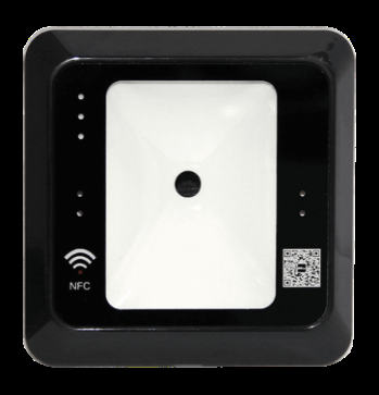 Cititoare Control Acces - Scaner coduri de bare 1D/2D cu cititor RFID integrat, negru - ACC-ER-QR500-B