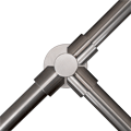 Separatoare Flux Persoane - Stalp intermediar in forma de "T" din INOX, pentru suport - K-KITO