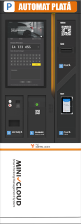Sisteme de Parcare - Statia de plata automata MiniCloud Premium cu reciclator de bancnote si rest este un terminal self-service pentru incasarea tarifului de parcare, p... - CY-GAPS-31