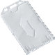 Carduri, Taguri & RFID - Suport ecuson din PVC, rezistent la indoire, deschidere si prindere verticala. - CH-026V