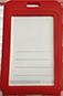 Carduri, Taguri & RFID - Suport ecuson din PVC, rezistent la indoire, prindere verticala - CH-001V